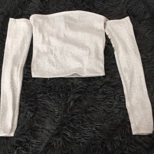 Sparkly crop top
